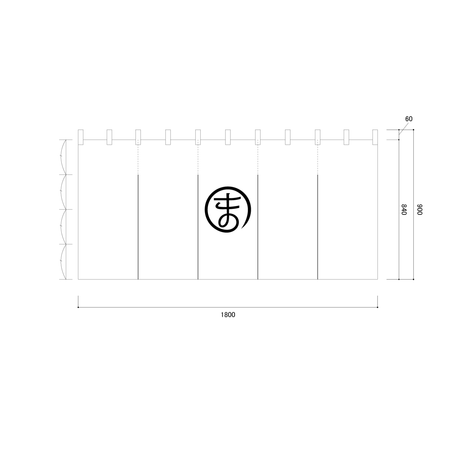 市街地活性化会社ののれん